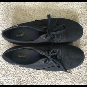 Black Canvas Keds